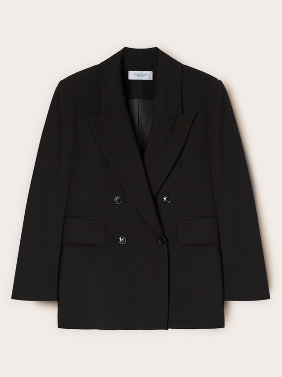 Doppelreihiger Blazer mit Gürtel