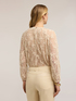 Long-sleeved lace blouse image number 1