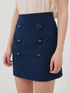 Mini skirt with buttons image number 2