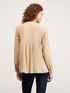 Flowing blouse with keyhole feature image number 1
