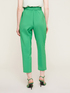 High-waisted trousers with belt image number 1