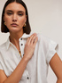 Camicia maniche corte in lino image number 3