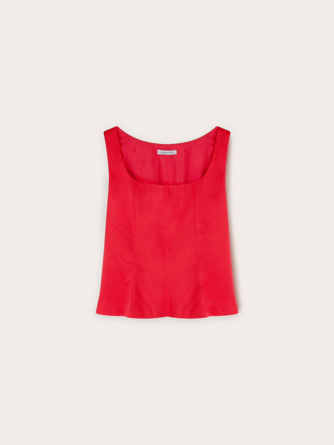 Cotton peplum top image number 4