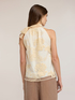 Spitzentop mit Stickereien und Neckholder-Ausschnitt image number 1