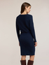 Figurbetontes Strickkleid mit Drapierung image number 1