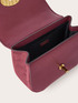 Borsa a tracolla in tessuto ed inserti a righe image number 4