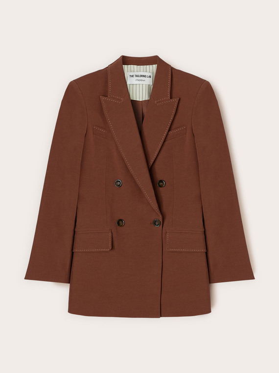 Jacket with topstitching The Tailoring Lab