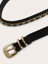 Belt with chain motif image number 1