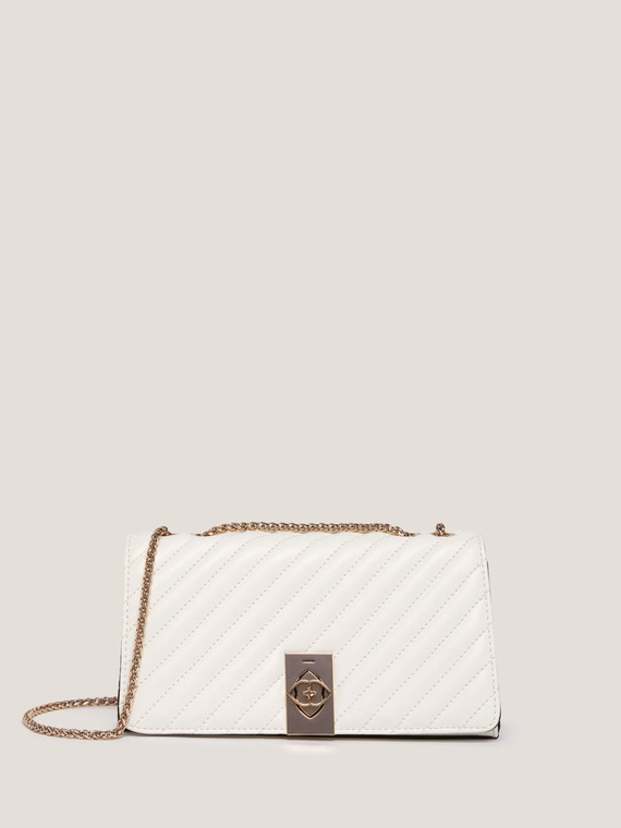 Quilted effect faux leather Miami Bag