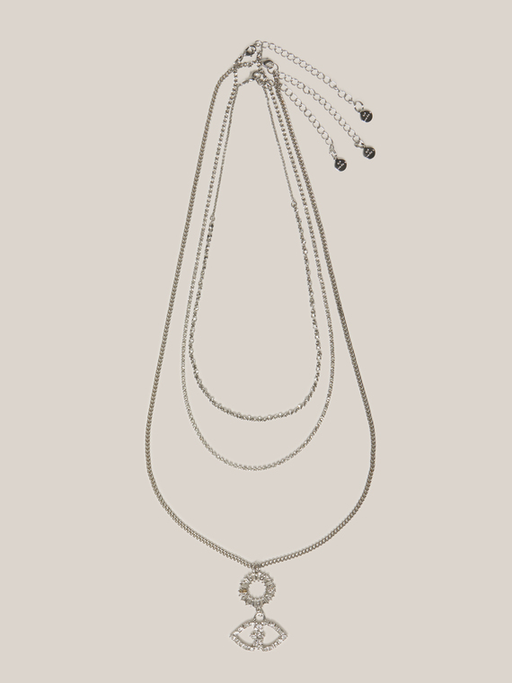 Motivi Collana lunga multifilo Double Love Donna