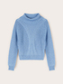 Turtleneck sweater in mohair lurex blend image number 4