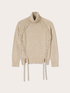 Cable-knit turtleneck sweater image number 4