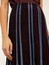 Gonna a righe in maglia lurex pliss&eacute; image number 2