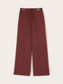 Flowing palazzo pants with double buckle image number 4