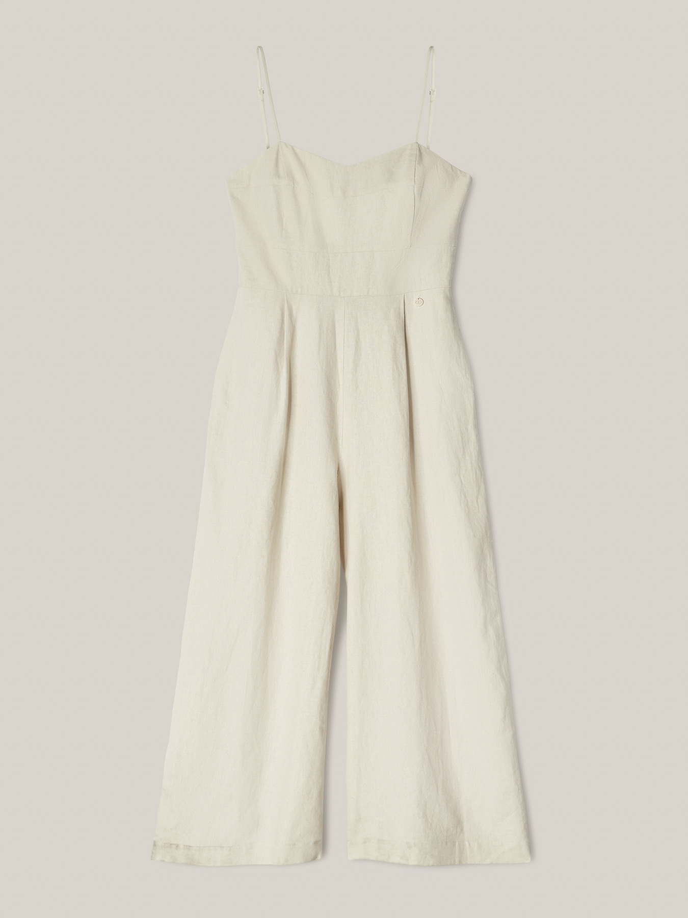 Mono largo con mezcla de lino image number 3