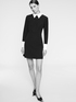 Structured dress with collar and cuffs image number 0