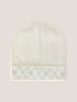 Beanie with micro rhinestones, Double Love pattern image number 1