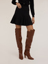 Gonna corta in maglia plissé image number 2