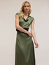Langes Kleid aus Satin image number 2