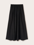Linen-blend long circle skirt image number 4