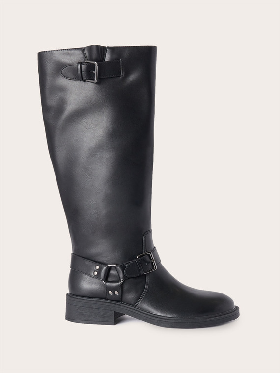 Biker-Stiefel mit Schnallen