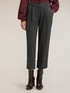 Ponte roma trousers with turn-up hem image number 2