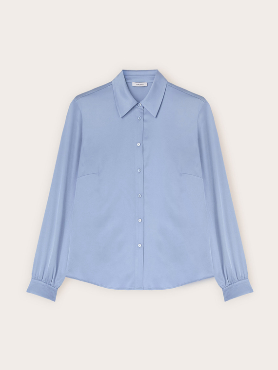 Chemise en satin de viscose