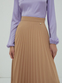 Pleated midi skirt image number 1