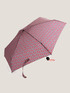 Double Love patterned mini folding umbrella image number 1