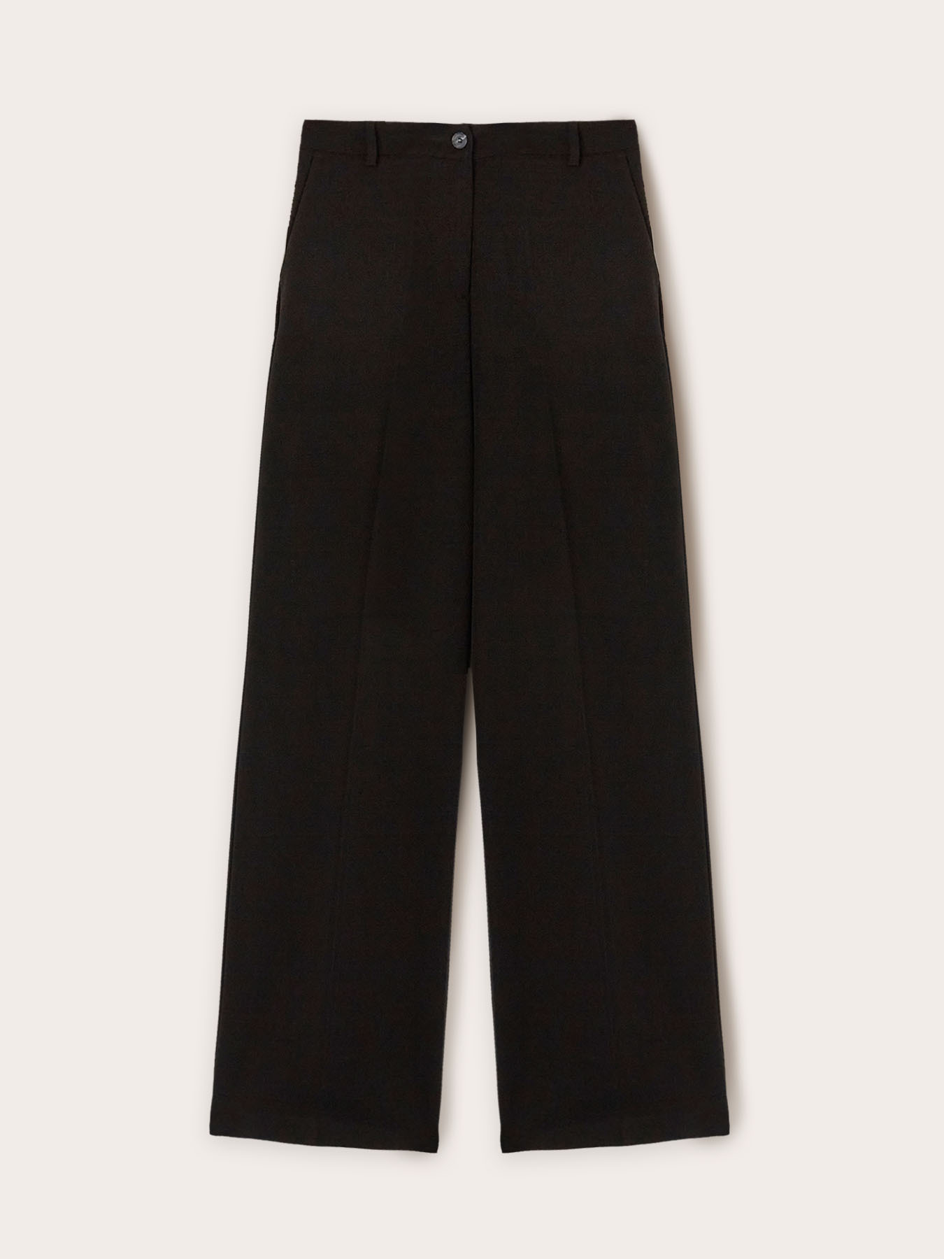 Pantaloni palazzo con piega stirata image number 4