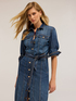 Rochie tip cămașă din denim amestecat cu tencel image number 2