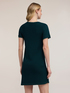 Knit dress with lace detailing image number 1