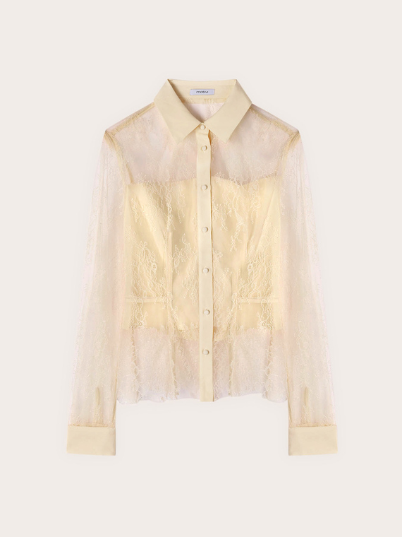 Spitzenbluse