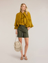 Blouse ample en m&eacute;lange de soie image number 2