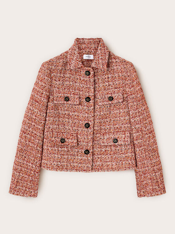 Veste courte en tweed
