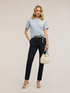 Pantalon regular en polyviscose image number 0