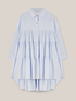 Oversized chemisier dress in cotton poplin image number 3