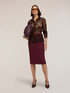 Pencil skirt in Milano stitch image number 0