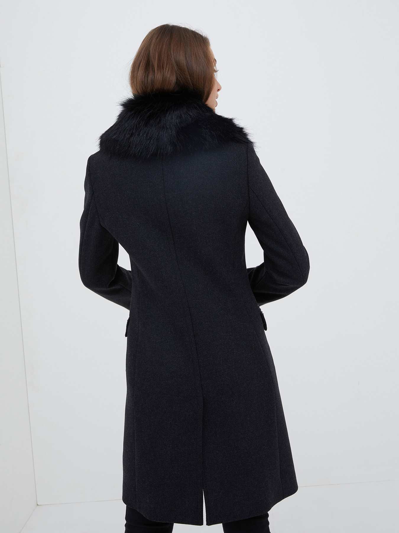 Coat with applied gemstones image number 1