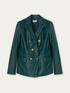 Langer Blazer aus Lederimitat image number 3