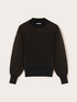 Ribbed turtleneck sweater in laminated yarn image number 4