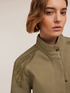 Jacket with embroidered patch image number 3