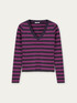 Striped lurex sweater image number 3
