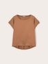 Two-tone cotton blend T-shirt image number 3