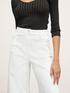 Cropped-Hose mit ausgefransten S&auml;umen image number 2