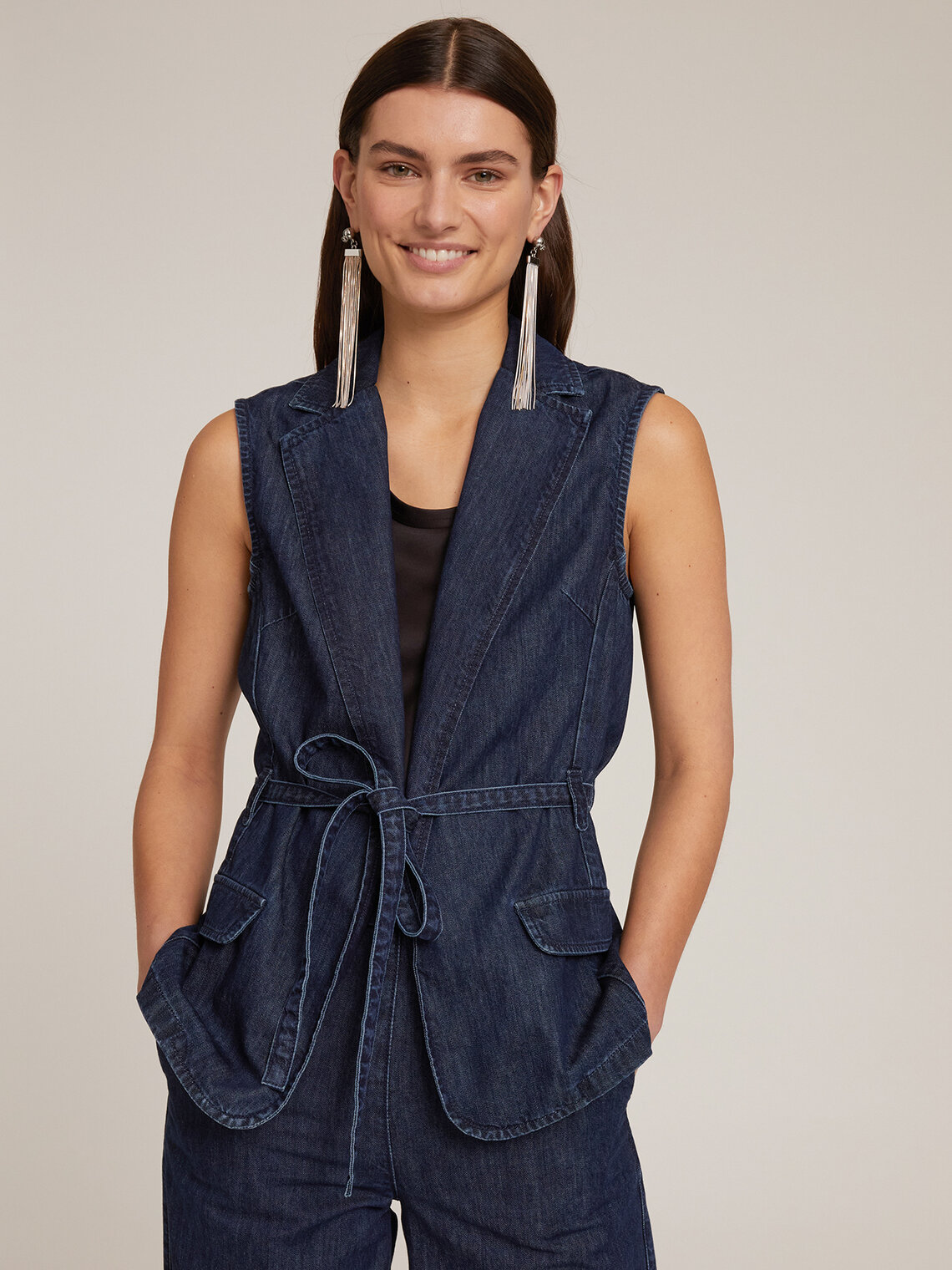 Gilet in denim - Motivi.com