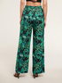 Palazzo trousers with jungle pattern image number 1
