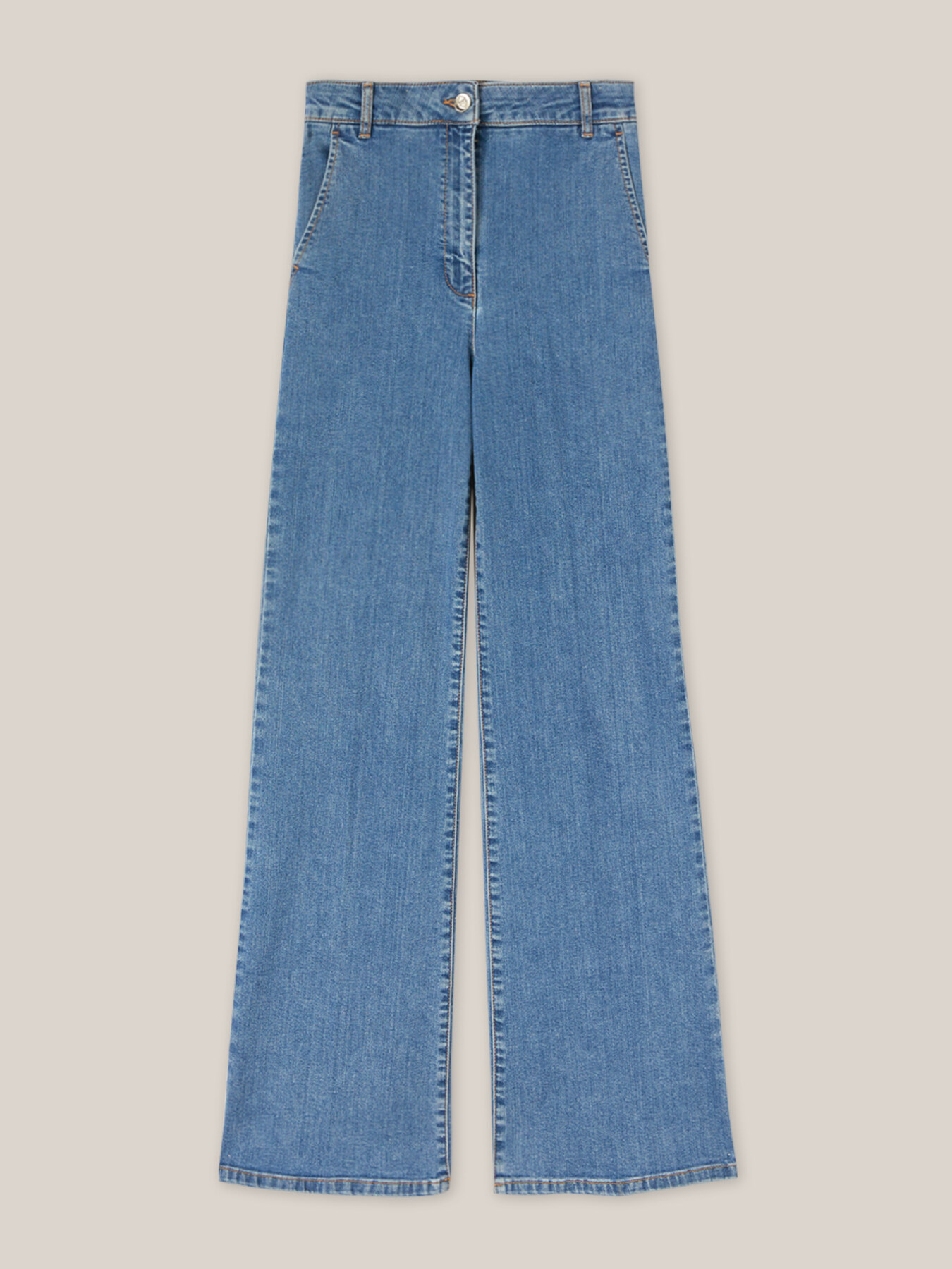 Jeans gamba larga image number 3