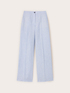 Pantaloni palazzo din in image number 4
