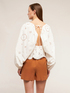 Oversized broderie anglaise blouse image number 1